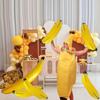 Banana Gonfiabile Giocattolo 180 cm Grande Frutta in PVC Oggetto di Scena Gioco per Feste Lancio Anelli Interattivo Bar Locale Notturno Decorazione per Bambini Adulti
