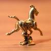 Creative Brass Horse And Monkey Cute Statue Key Chain Pendant Home Office Desktop Ornaments Funny Toys