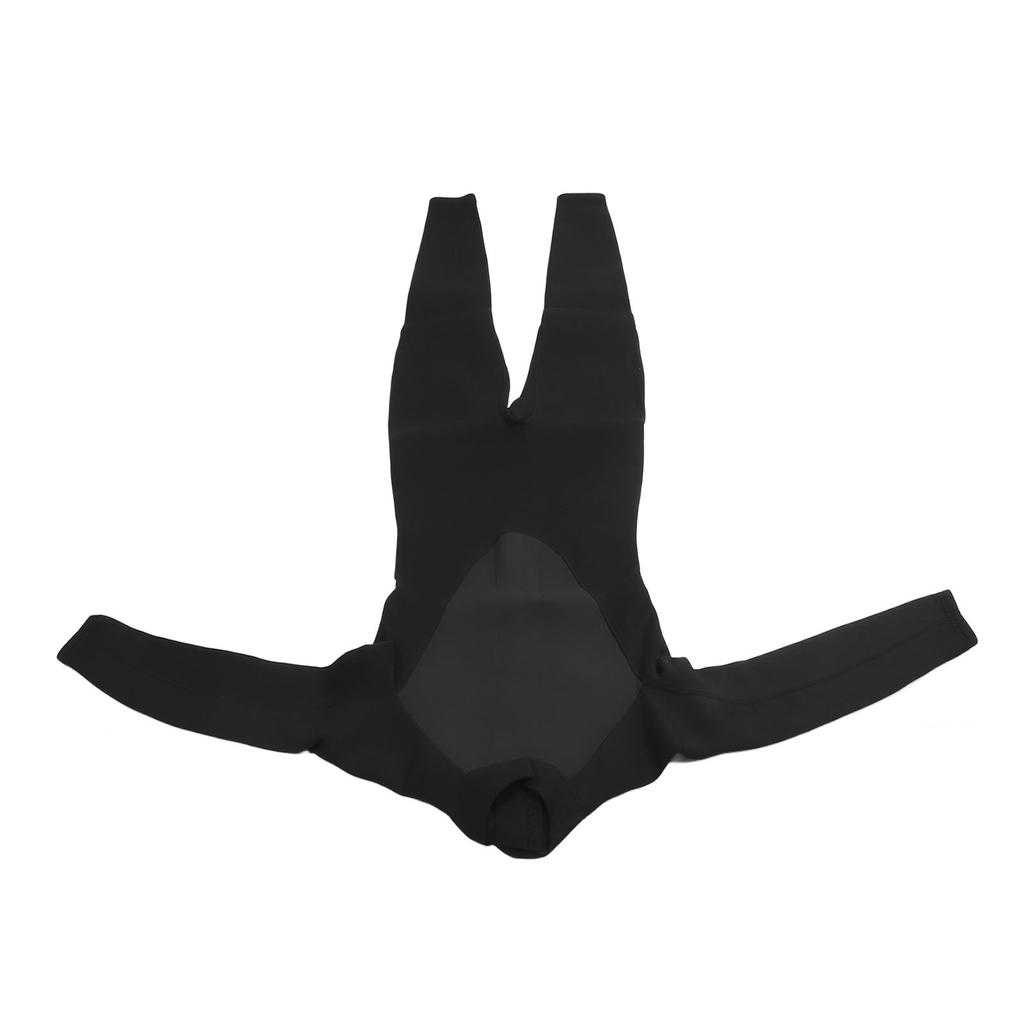 3mm Neoprene Wetsuit UV Full Body Diving Suit Sleeve Front Zip Wetsuit for Diving Snorkeling Surfing Swimming Black