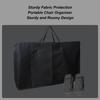 Folding Chair Storage Bag Heavy Duty Camping Chairs Organizer Bag With Handle Recliner Organizer Pouch Portable for Towels Tent