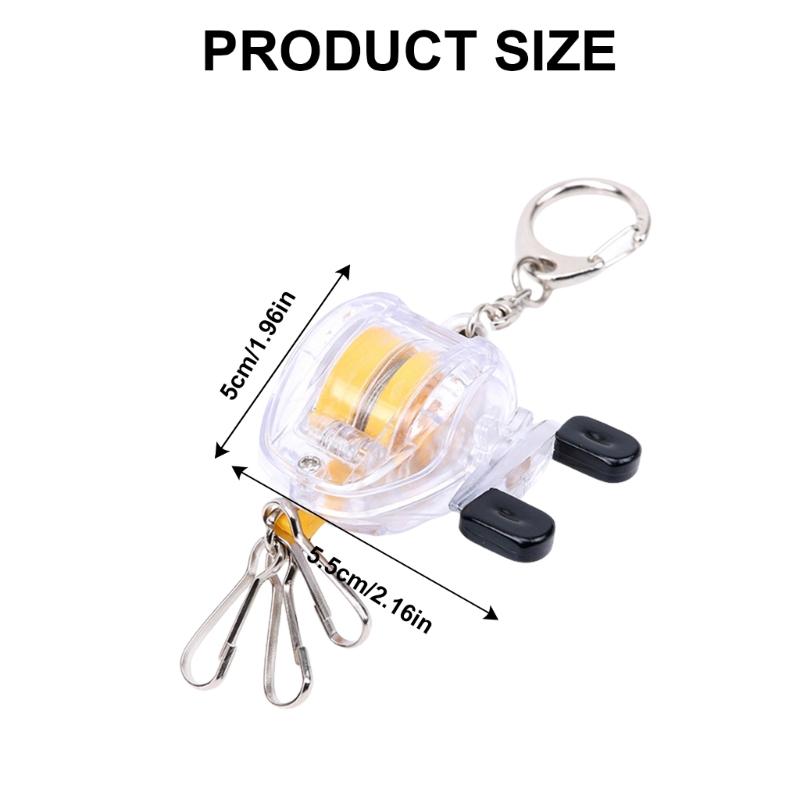 Fishing Tackle Fishing Reel Keychain Telescopic Buckle Fishing Accessories Quick Buckle Keychain Lock Buckle