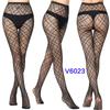 Women Sexy High Waist Plaid Slim Pantyhose Dancing Party Soft Yarn Thigh High Stockings Fishnet Tights Leggings Thin Hosiery