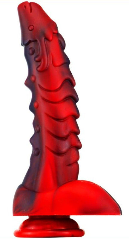 Gode Dragon Sarkan 19 x 4.5cm Noir-Rouge - MONSTERED - Godes insolites