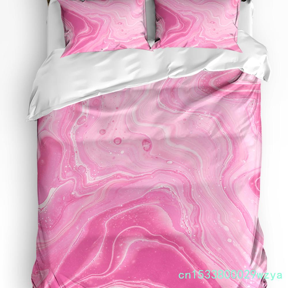 Fluid Art Black White Duvet Cover With Pillow Case Custom 3pcs Bedding Set Quilt Cover Double Bed Home Textile