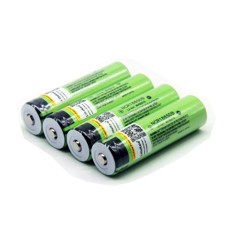 LiitoKala NCR18650B 3400mAh 3.7V Lithium Battery for High-Power Flashlights