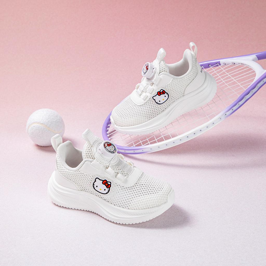 Sanrio Hello Kitty Mesh Knob Fashion Versatile Casual Sports Comfortable Thick Sole Cartoon Student Spring Summer Kids Sneakers K6526818