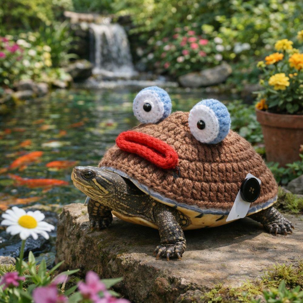 Warm Pet Tortoise Clothes Adjustable Strap Reptiles Pet Clothing Turtle Costume  Pet Costume Party