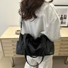 Retro PU Shoulder Bag Large Capacity Underarm Tote Bag Casual Commuting Handbag  Work