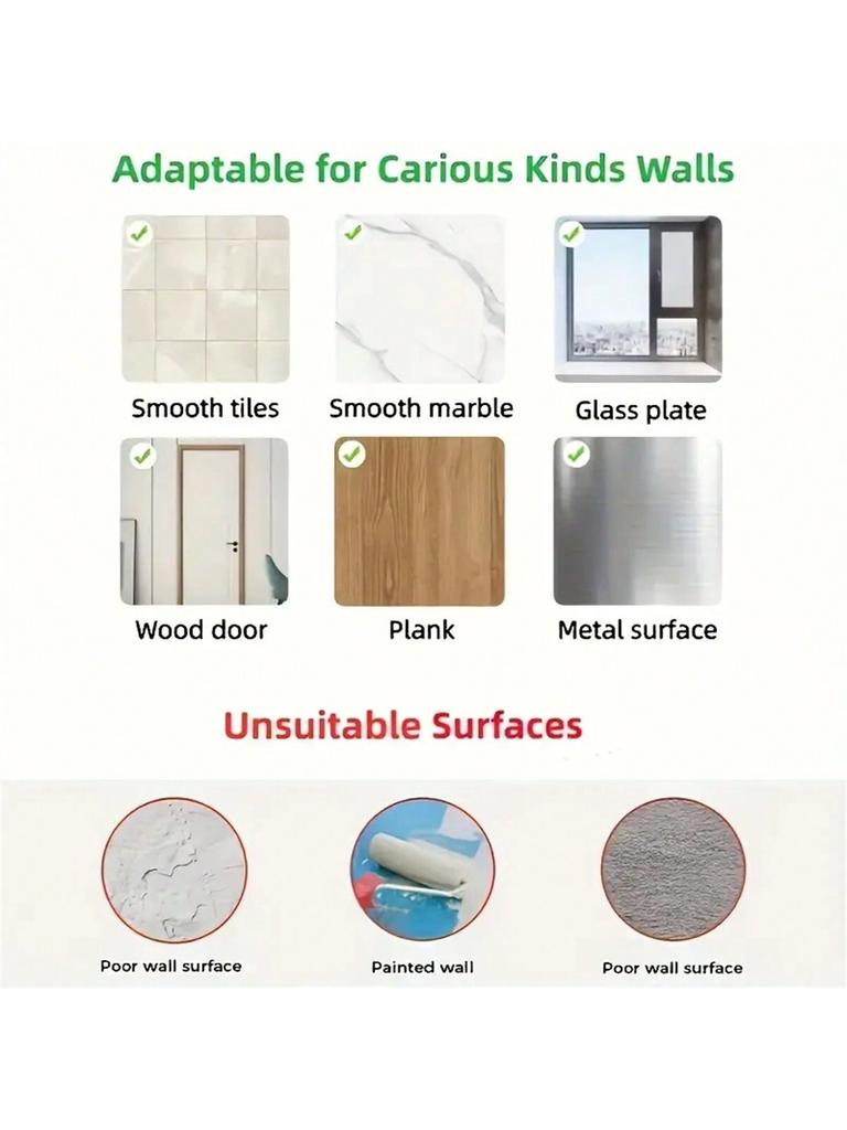 10/30PCS Transparent Seamless Adhesive Hooks, Strong Wall Mounted Hooks, Photo Frame Traceless And N