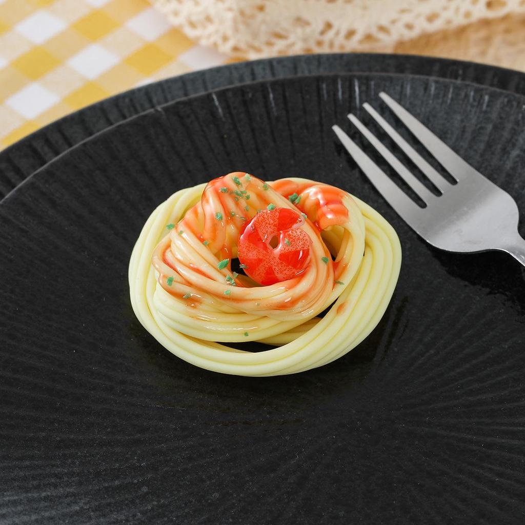 Spaghetti Shrimp Gravy Model for Western Food Display & Movie Props
