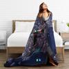 Warm Soft Blankets Girls Boys Camping Escape from Tarkov Scav PMC Map Throw Blanket Flannel Bedspread For Funny Sofa Bed Cover