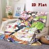 Uma Musume Pretty Derby 2D Flat Pattern Flannel Blanket High quality All Seasons Warmth and Comfort Perfect for Christmas Gifts.DMT0925209