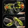 1038PCS Mechanical Fly with Lights Building Blocks,Cyberpunk Animal Drive Handle Movement Decor,Educational Toys Kids Adult Gift