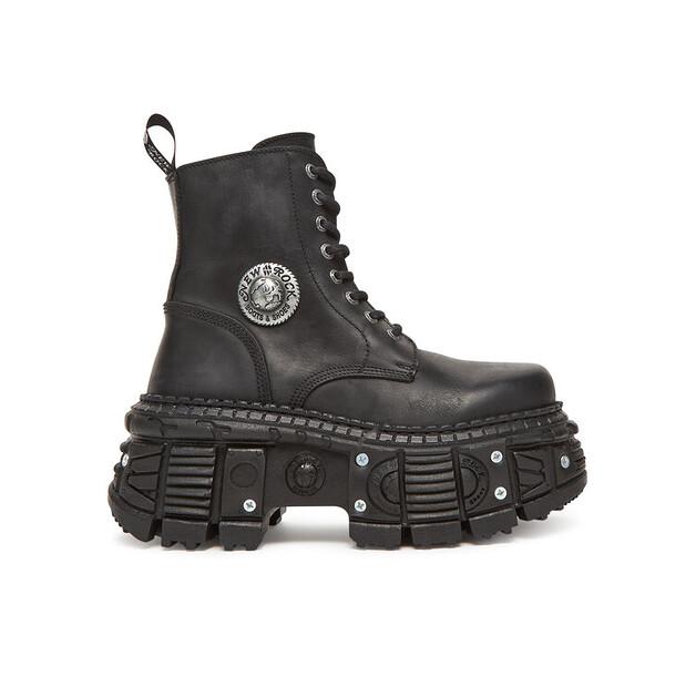 Ankle Boots NEW ROCK M-OVERZTANK001-C1 Black