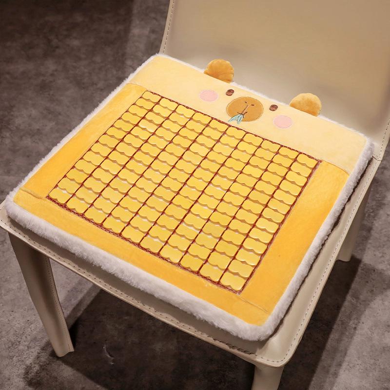 Cartoon Office Seat Cushion for Long Sitting - Universal, Thick, and Cute for All Seasons