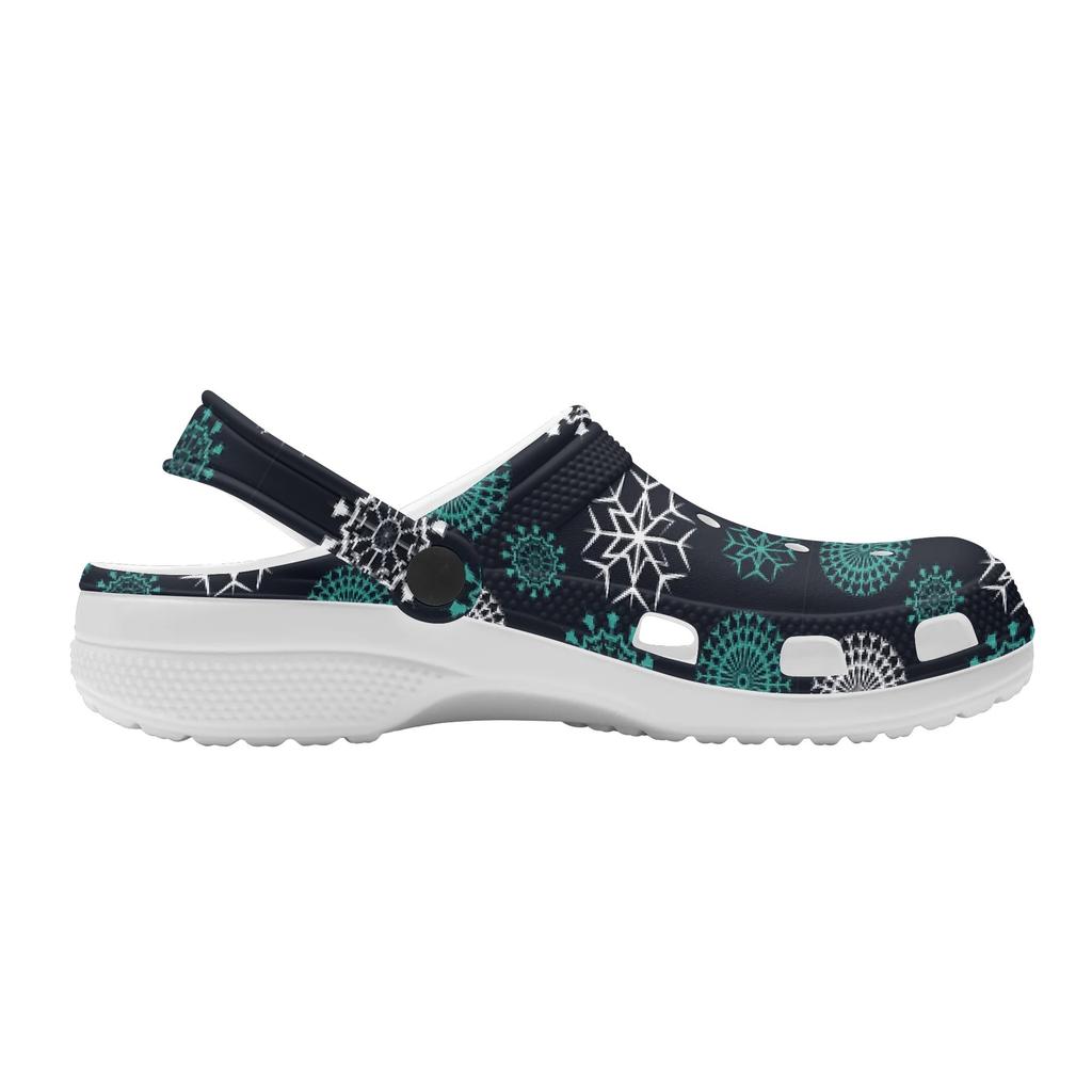 Unisex EVA Water Clogs Fashion Printed Soft Comfort Soft Slip On Water Friendly Shower Pool Beach Bathroom Daily Shoes Beach Wear