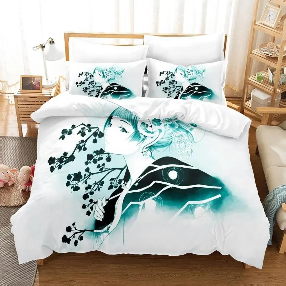 Anime Air Gear Bedding Set Single Twin Full Queen King Size Bed Set Adult Kid Bedroom Duvet Cover Sets Anime Bed Sheet Set