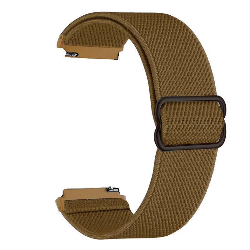 Nylon Strap for Samsung Galaxy Watch 7 FE 6 5 4/Gear S3 Adjustable Bracelet for Amazfit Balance 2/Bip 6 5/GTR 4/Active 2 3/GTS 4