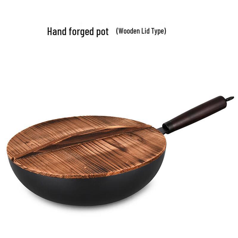 Lilang Uncoated Hand-Hammered Wok