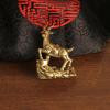 Chinese Zodiac Goat Sculpture Step On Money Sheep Figurine Brass Animal Statue Desktop Ornament Wealth Fengshui For Home Decor