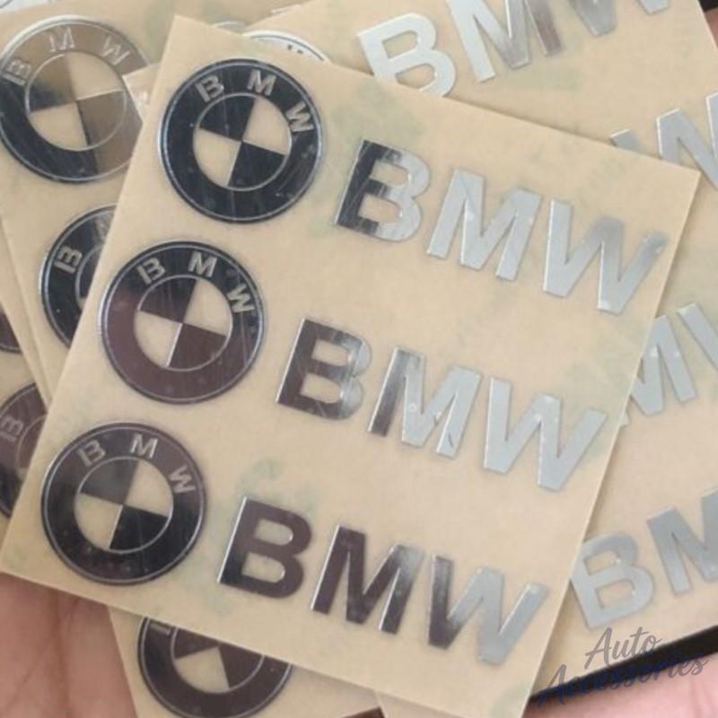 DZBW6 Car metal creative sticker Waterproof Dirt-proof Sticker Accessories For BMW F25 F26 F10 G01 F20 F48 F39 F30 F34 G20 G30 G26 G08