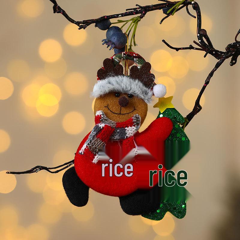 Christmas Little Fabric Doll Ornaments - Tree Decorations & Gifts