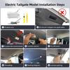 White LED Car Trunk Light Tailgate Lamp For Toyota Land Cruiser Prado 250 J250 LC250 2024 2025 2026 Suitcase Lights Assembly