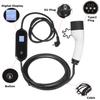 110V/220V Car Portable EV Charger LCD Fourth Gear Charging Cable 16A FCC UL EU Plug for Electric Vehicle