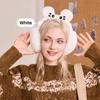 Soft Faux Fur Plush Earmuffs Elastic Headband Cartoon Ear Covers Fluffy Ear Muffs  Winter Outdoor