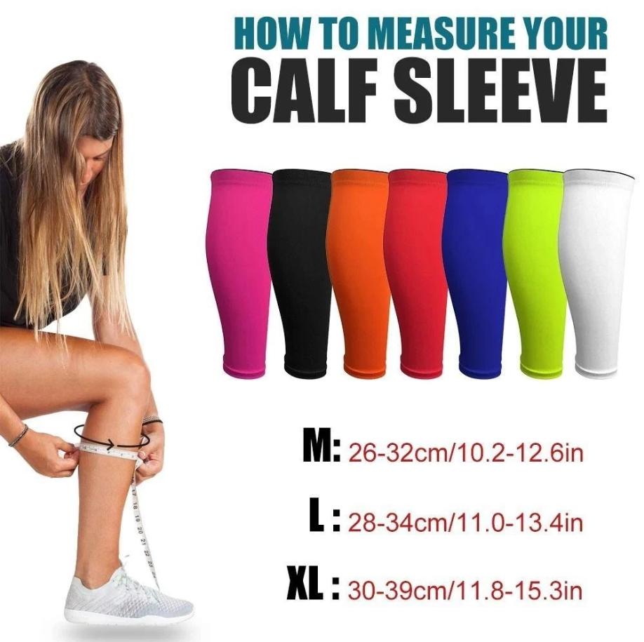 Unisex Outdoor Fitness Non-slip Protection Calf Brace High Elastic Sport Compression Leg Protector Sleeves