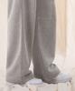 Ellamo Wide One-Pleat Sweatpants [Gray]
