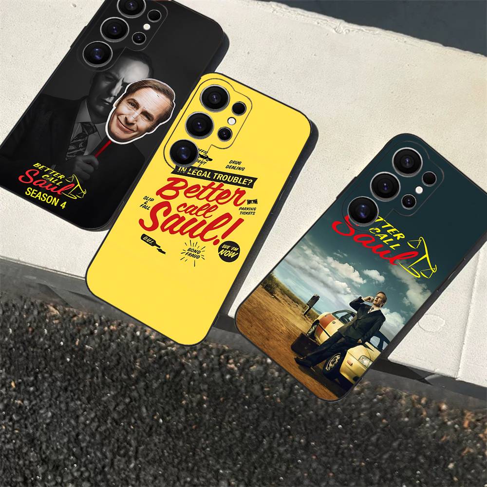 B-Better Call Saul Phone Case For Samsung S 24 Fe 25 Ultra Plus 20 Lite 21 30 22 23 24 22 Ultra 5G Fundas