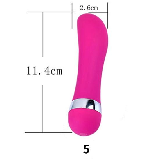 6 Stil kraftvolle rosarote vibrierende G-Punkt-Vibrator-Massagegerät-Dildo-Vibe-Sexspielzeuge