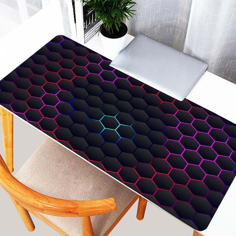Colorful Geometry Mouse Pad Office Computer Honeycomb Pattern Keyboard Pad PC Gaming Accessories Mousepad Non Slip
