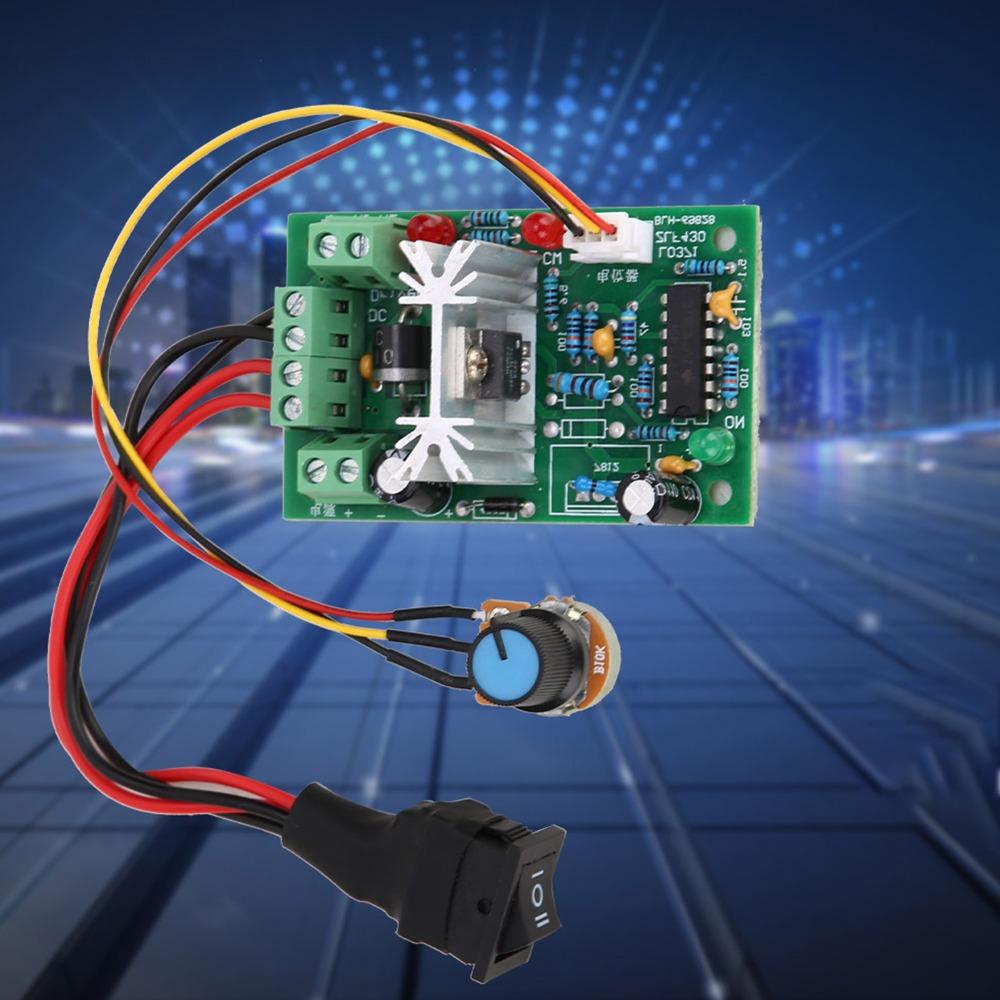 5V-30V DC Input PWM Motor Controller Reversing Switch Variable Speed Controller For RV