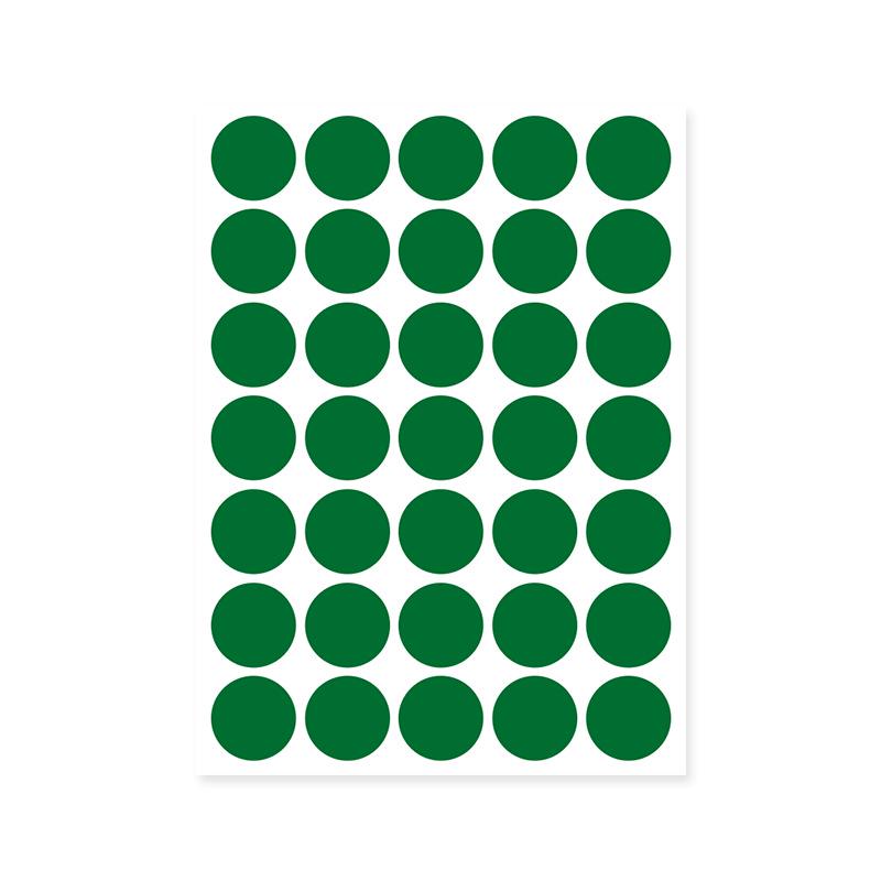 Colorful A5 Dot Stickers: Blank Round Adhesive Labels for Handwriting, Classification, and Sealing
