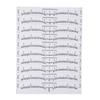Brow Mapping Ruler 100pcs/pack Permanent Makeup Academy Kit Disposable Transparent Sticker Microblading PMU Eyebrows