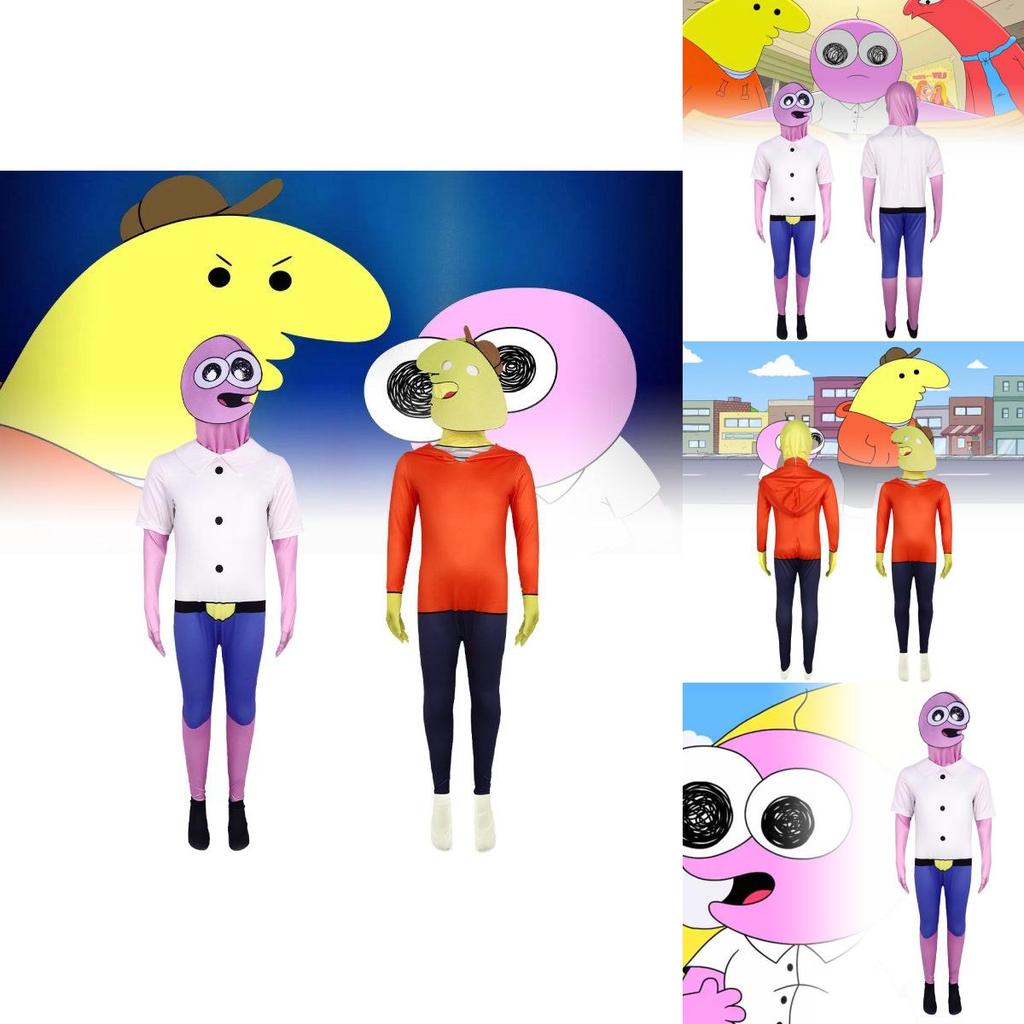 Unisex Smiling Friends 2 Character Cosplay Costume Perfect For Anime And Game Events