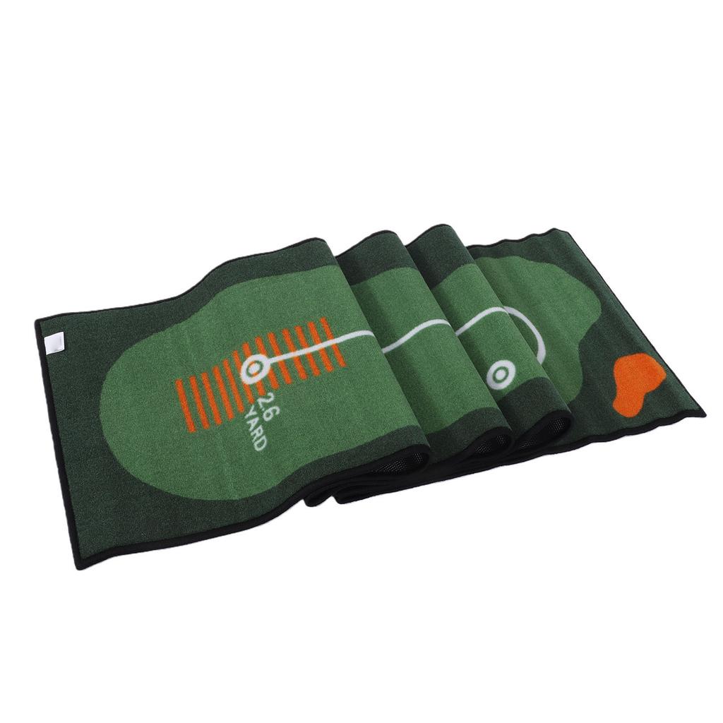 Golf Putting Training Mat Portable Indoor Practice 19.69x118.11in Putting Training Mat