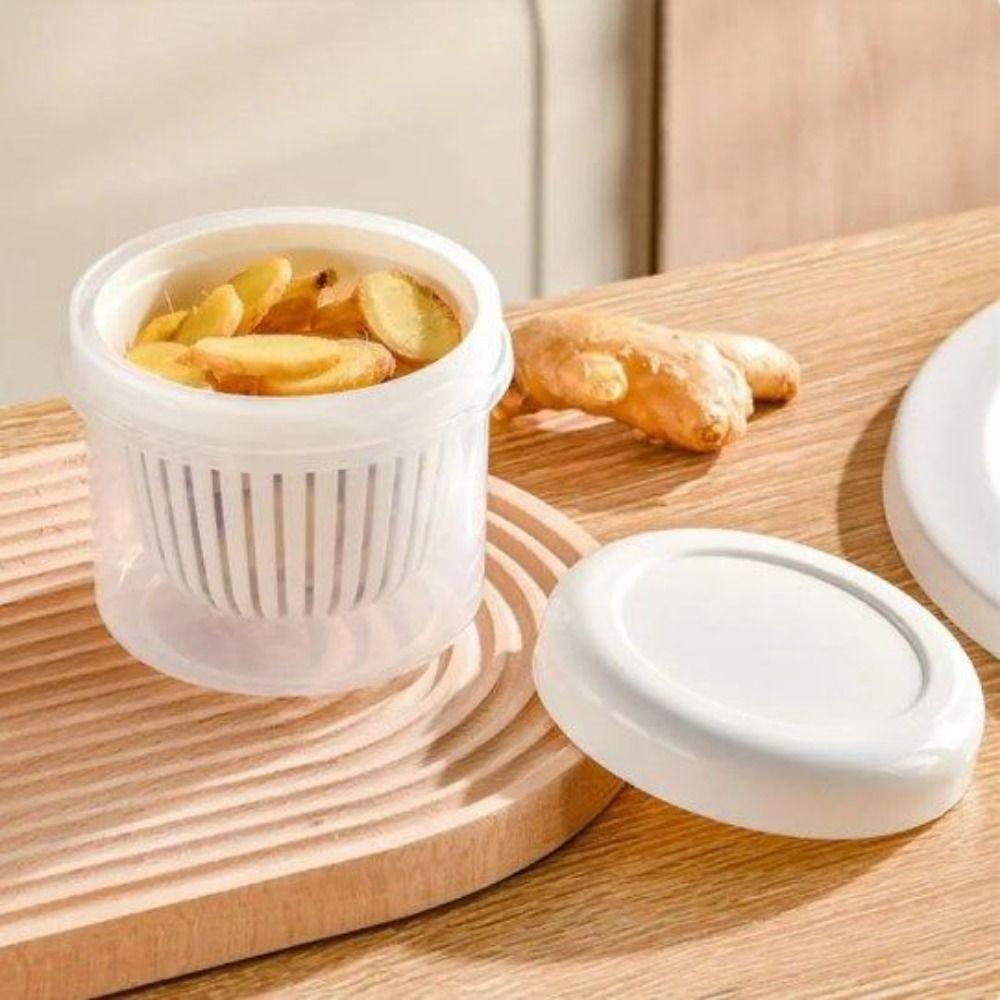 

Sealed Onion Storage Box Fresh-Keeping Refrigerator Storage Box Refrigerator жёлтый