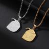 Hip-hop Style Pendant Necklace Corrosion Cute Bear Drink Box Corrosion Valentine's Day Gift