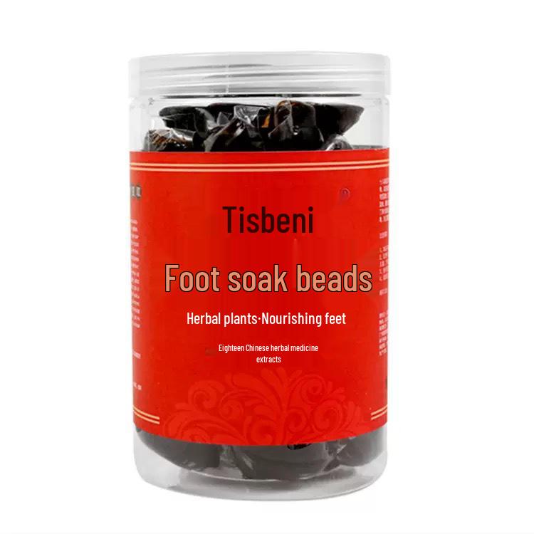 Eighteen Herbal Foot Soak Gel Beads: Remove Calluses & Dead Skin, 30-Piece Family Pack