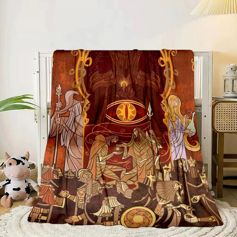 Tree Of Life Sword Symbol Blanket Flannel Blanket for bed, sofa, Camping, Hiking, Picnic Essentials, gift for family Fan gifts