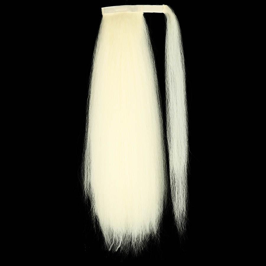 MISS WIIG Long Afro Kinky Curly Ponytail Synthetic Hair Pieces Natural Drawstring Ponytail Hair Extensions False Hair Pieces