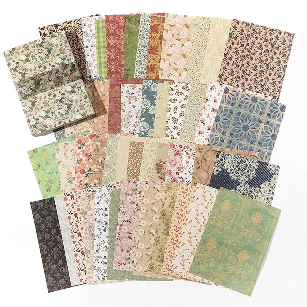 

100 шт. Матовая художественная бумага с космической тематикой, 120 г/м² | Планетарные ретро-дизайны для коллажей, скрапбукинга и творческих проектов 100pc хаки