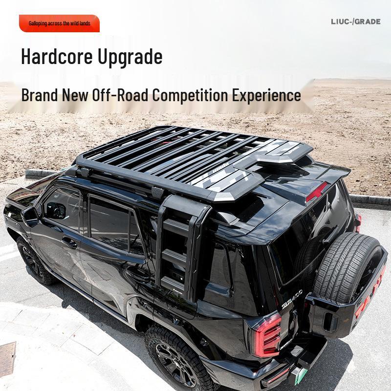 Tank 400 Hi4t Explorer Roof Platform with Side Ladder and Backpack Holder
