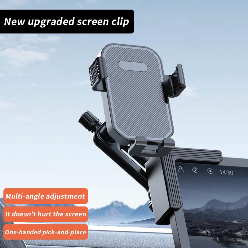 Energie Fahrzeug Konsolenbildschirm Schwerkraft Halterung: Stabile Anti-Shake-Handyhalterung für schwebende Bildschirme
