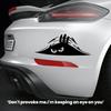 Car interior stickers Various Colors Decal Angry Peeping Devil Eyes Motorcycle Decorative Accessories Creative