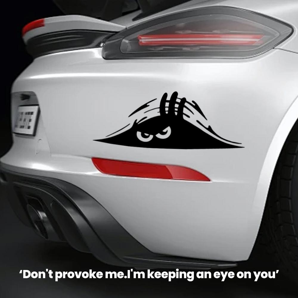 Car interior stickers Various Colors Decal Angry Peeping Devil Eyes Motorcycle Decorative Accessories Creative