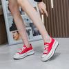 Platform canvas shoes women's spring new fashion versatile casual white shoes women's sports board shoes